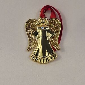 Harvey Lewis Gold Toned Christmas Peace Angel